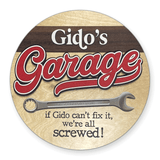 Gido's Garage | Wood Sign