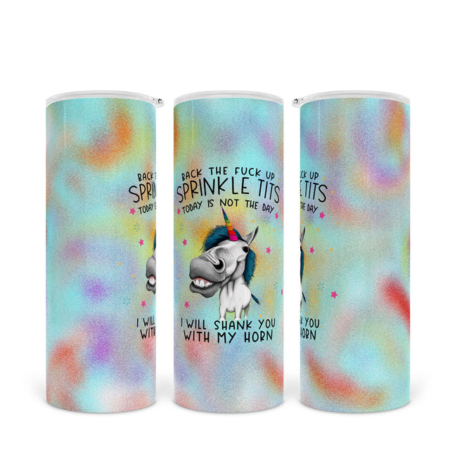 Back The Fuck Up Sprinkle Tits  Skinny Tumbler– Pinetree Innovations