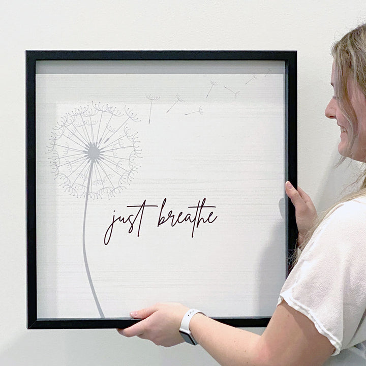 Just Breathe | Wood Sign