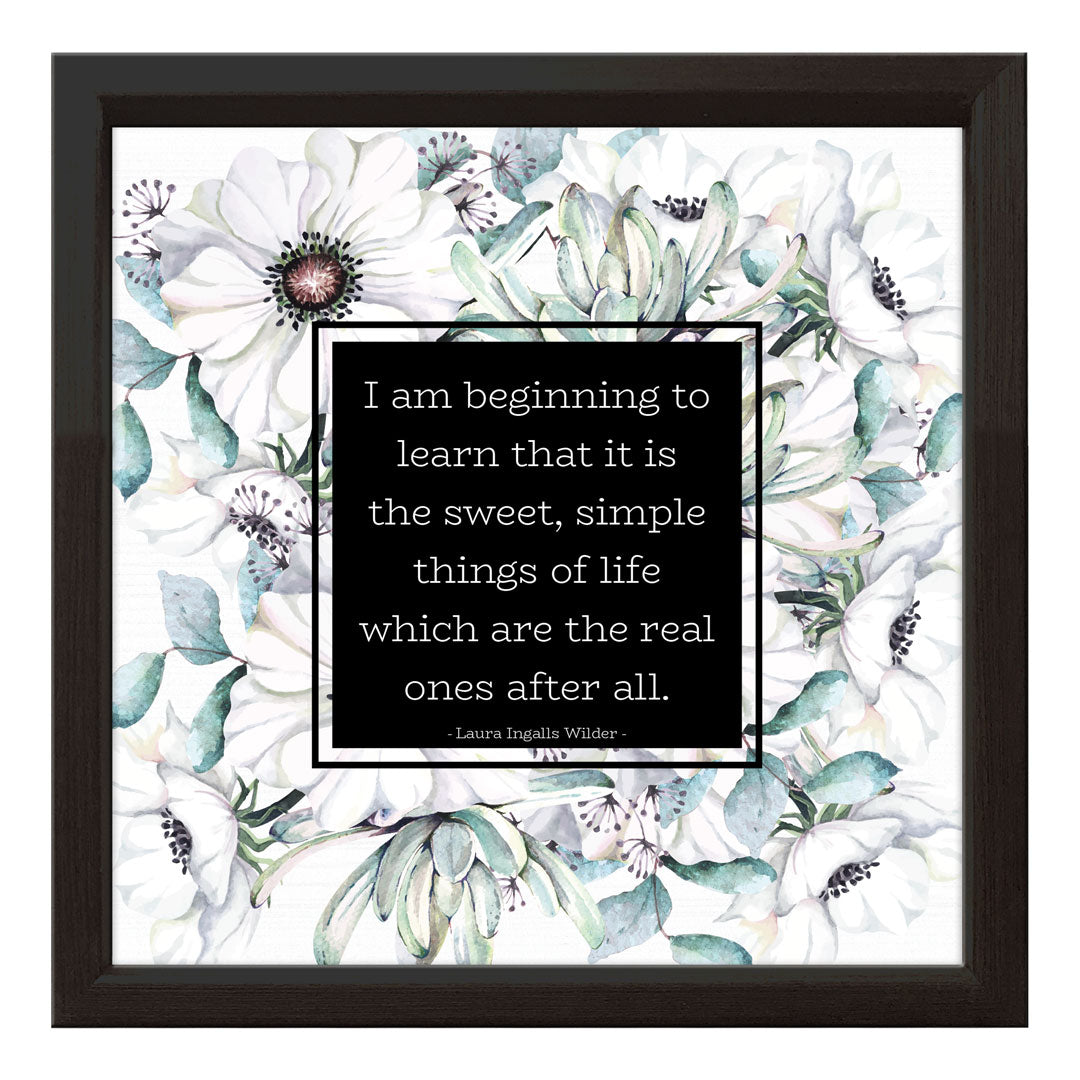 I Am Beginning To Learn | Wood Sign