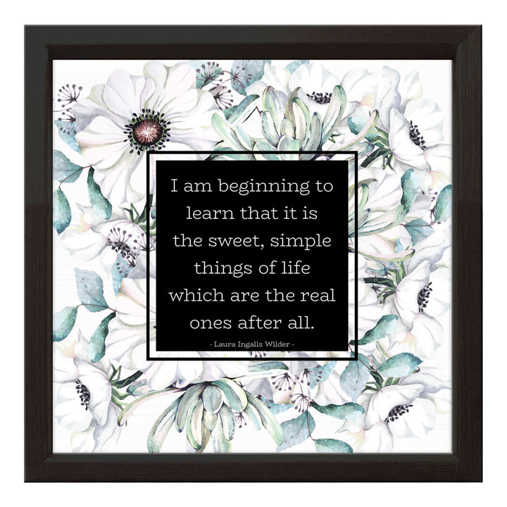 I Am Beginning To Learn | Wood Sign