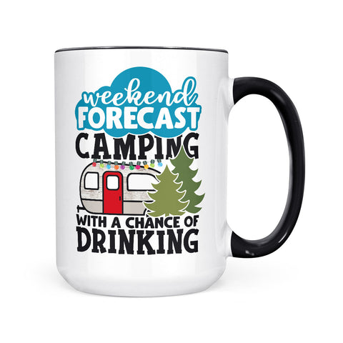Weekend Forecast - Camping | 15oz Mug