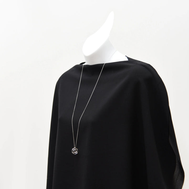 Hollow 3D Hexagon | Necklace