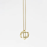 Hollow 3D Hexagon | Necklace