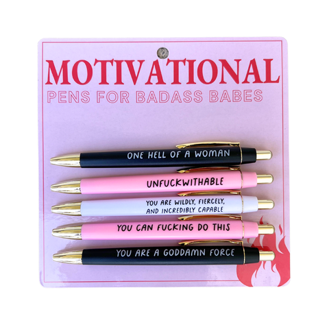 Motivational (Badass Babes) | Pen Set
