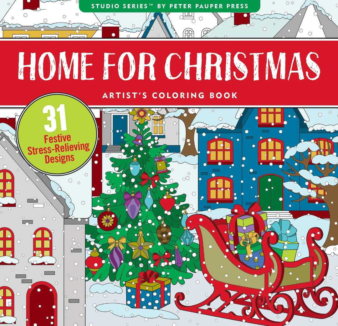 Home For Christmas Coloring Book