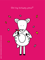 Got Birthday Plans | Hug & Kiss Card