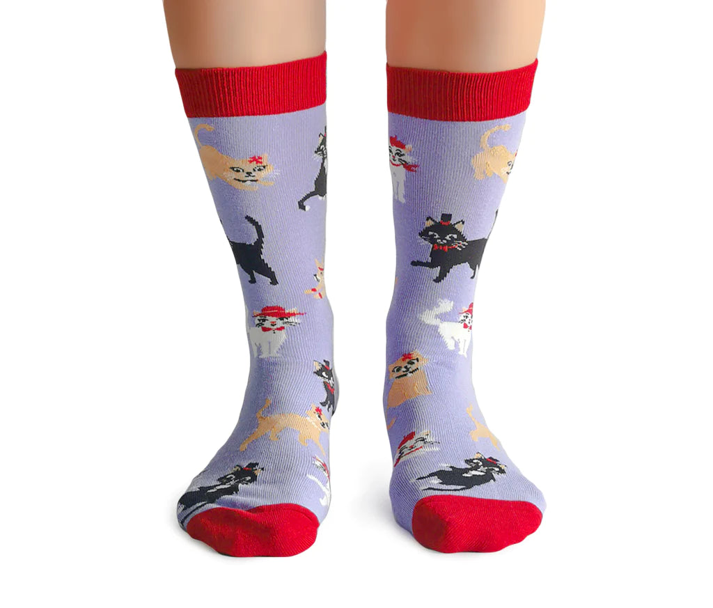 Cats in Hat | Womans Socks