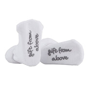 Baby Sock - Gift From Above - White