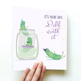 In A Pickle Card | Socks