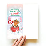 Jolly Gingerbread Card | Socks