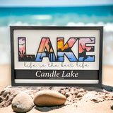 Lake Life Is The Best Life (Custom) | Wood Sign