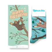 Slothin' Around Card | Socks