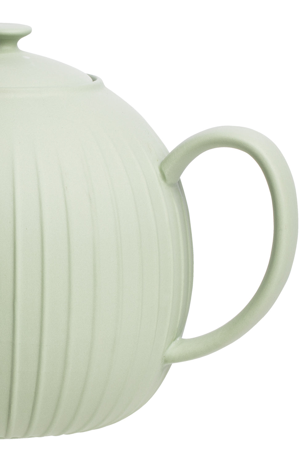 Porcelain Vintage Green Teapot