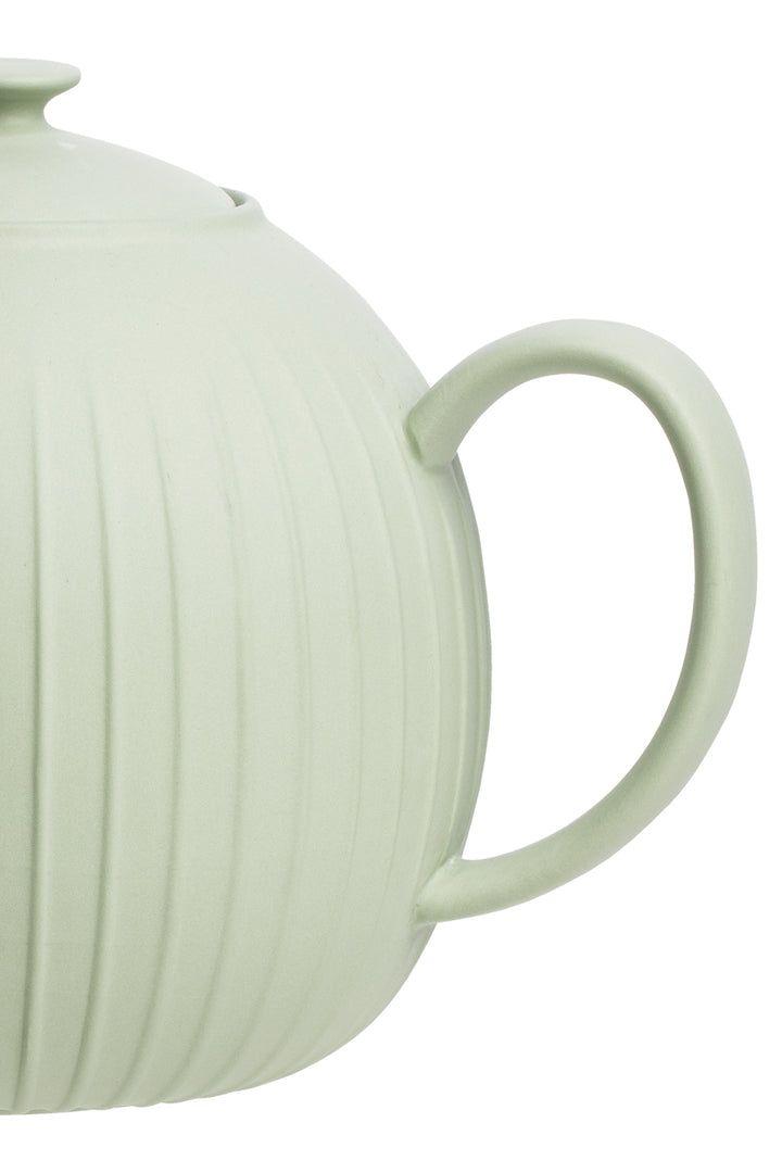 Porcelain Vintage Green Teapot