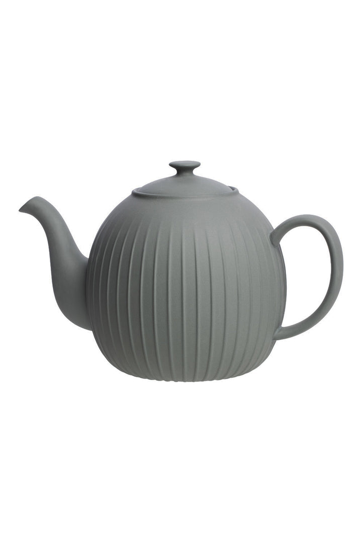 Porcelain Vintage Grey Teapot