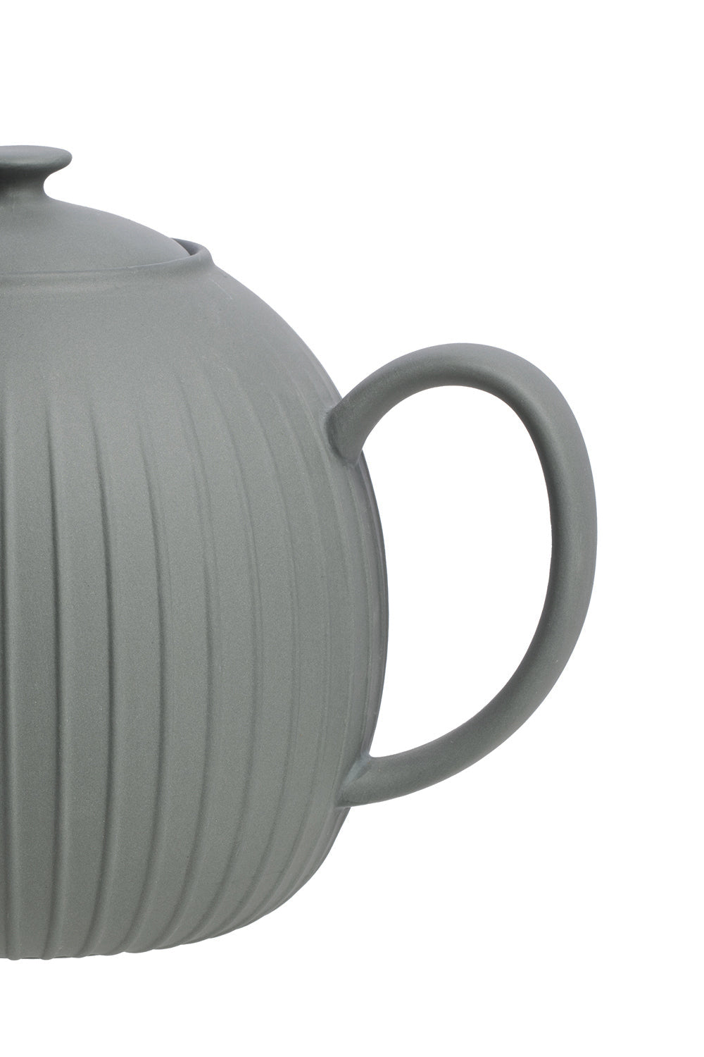 Porcelain Vintage Grey Teapot