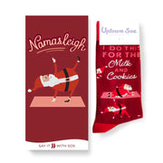 Yoga Santa Card | Socks