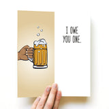 You had me at Beer Card | Socks