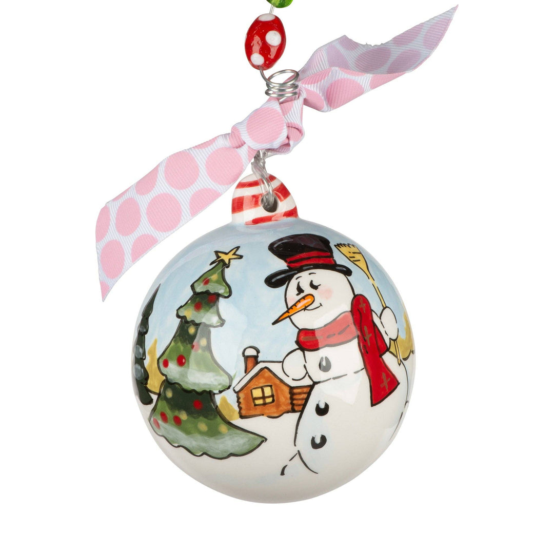 Wish you a Merry Christmas Snowman