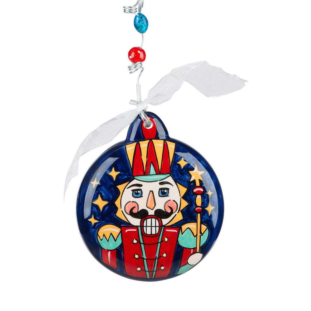 Nutcracker Blue Puff Ornament
