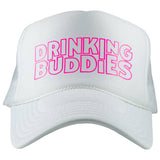 Drinking Buddies DECAL Hat (White)